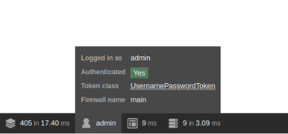 Profiler — zalogowany administrator